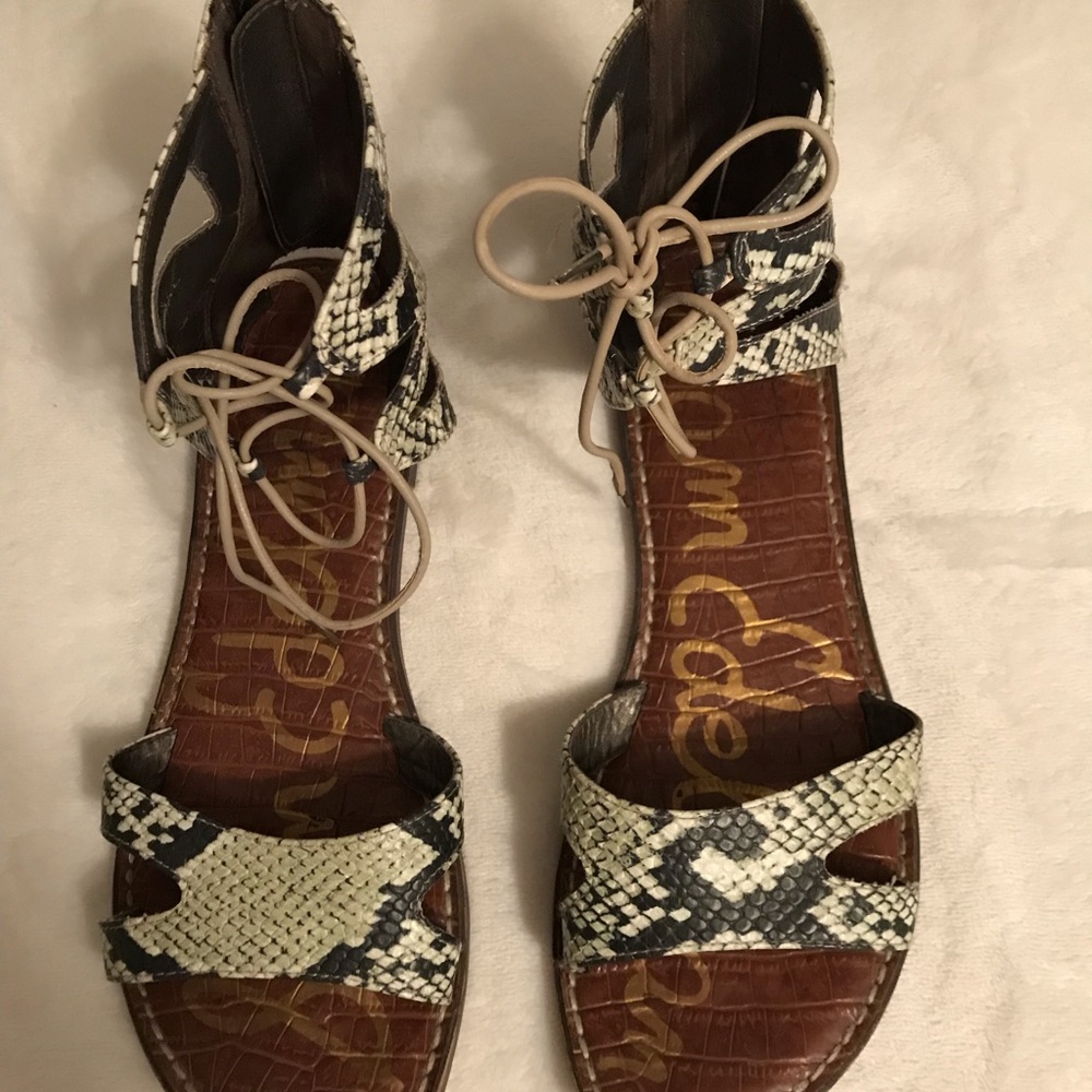 Sam Edelman Snakeskin Sandals